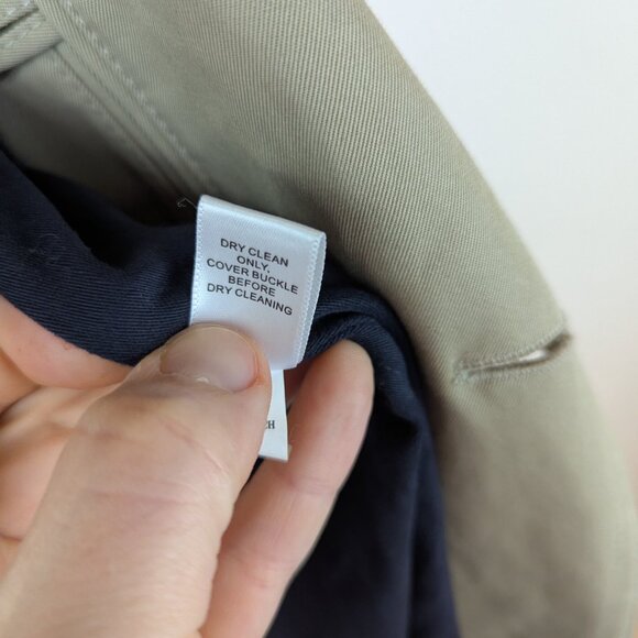 Banana Republic Men's Classic Trench in Tan, Sz XL - Picture 5 of 11